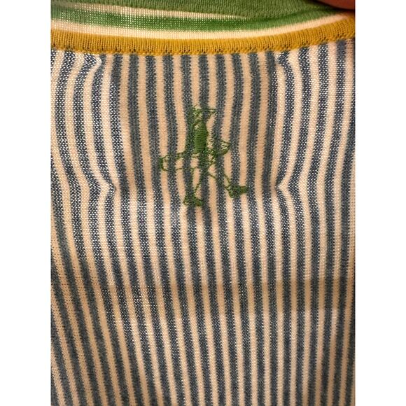 Draw & Fade Women's Cool Max Cotton Striped Polo Golf Sweater, S - Picture 7 of 8